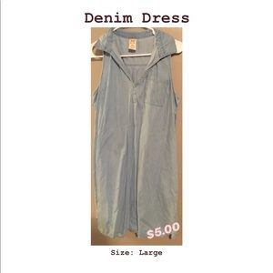 Denim Dress Sz Large